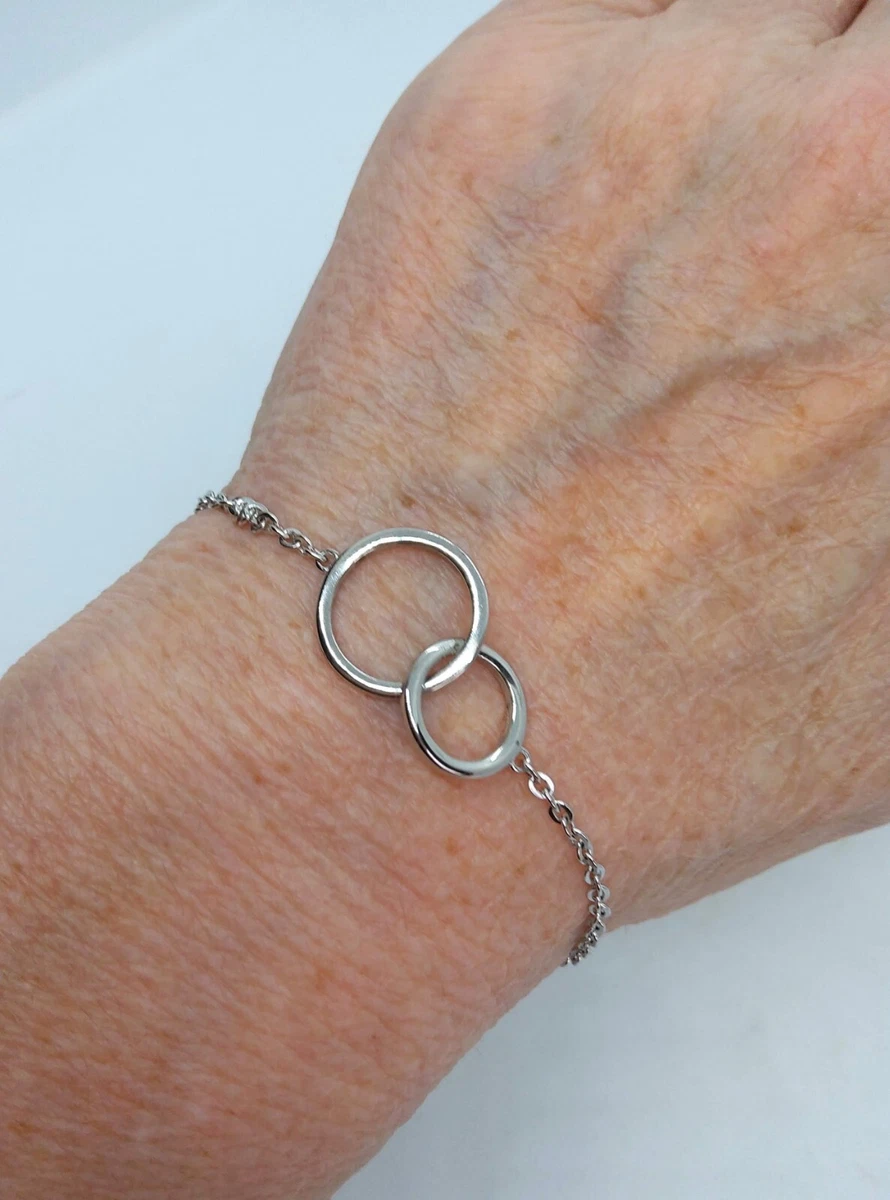 Sterling silver outlet eternity bracelet