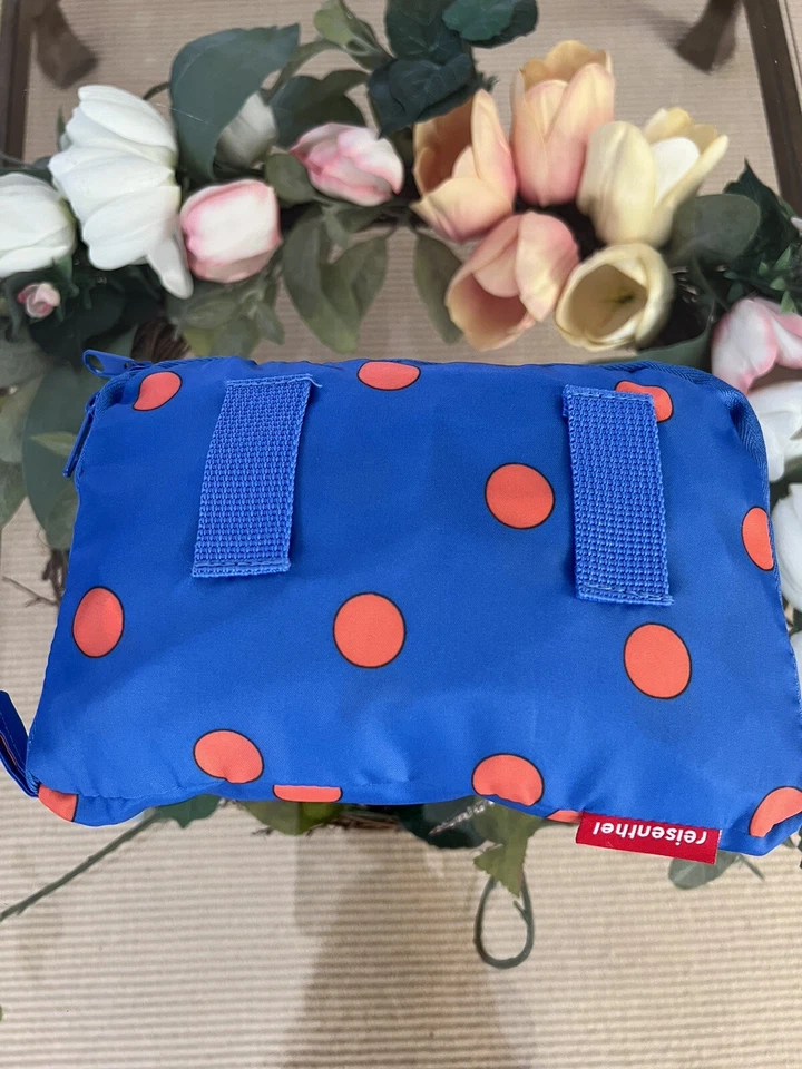 Reisenthel Mini Maxi Mochila Mochila Bolso para Compras Plegable Puntos Azures 14 L Foto 3 de 4