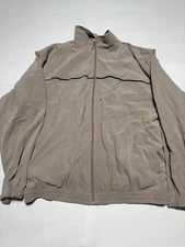 Weatherproof Performance Jacket Gray Size Large 97% Polyester 3% Spandex