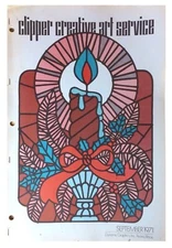 Clipper Creative Art Svc. 1971 Vintage Commercial Clip Art Book Dynamic Graphics