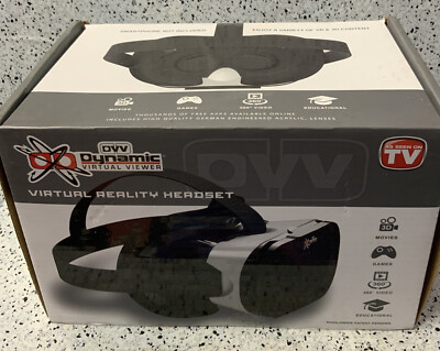  AS SEEN ON TV!Dynamic Virtual Viewer DVV 3D Glasses Smartphone Virtual Headset