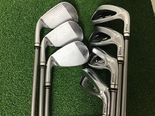 PRGR egg PC 2017 Iron Set 7-P, A, S, AS 7pcs egg original carbon/M37 #AB08379 - Picture 3 of 6