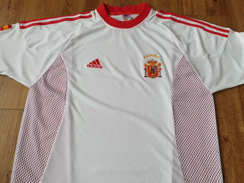 Adidas Spanien Weiß Kurzarm Herren T Shirt Gr. L - Bild 2 von 12