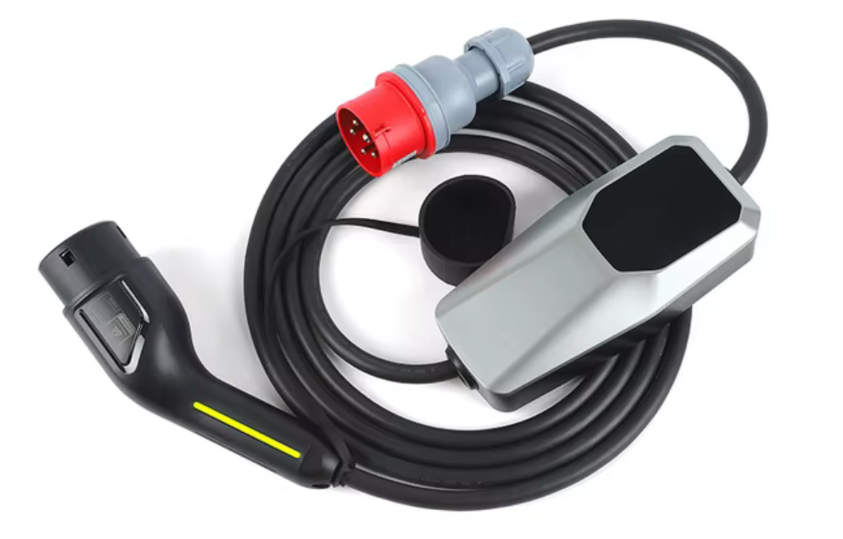 パワー・チャージャー 22kW Portable Fast Charger Type 2 to CEE 32A red (For