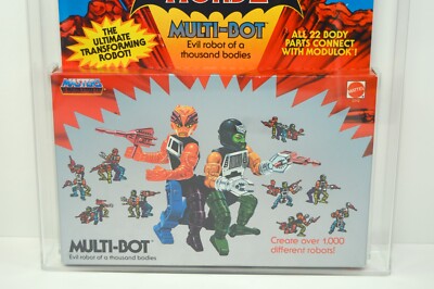 MOTU, Multi-Bot, AFA 80+, graded, Masters of the Universe, MOC, He