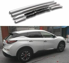 2Pcs Aluminum Roof Top Rail Rack Side Rail Bar Fits for Nissan Murano 2015-2024