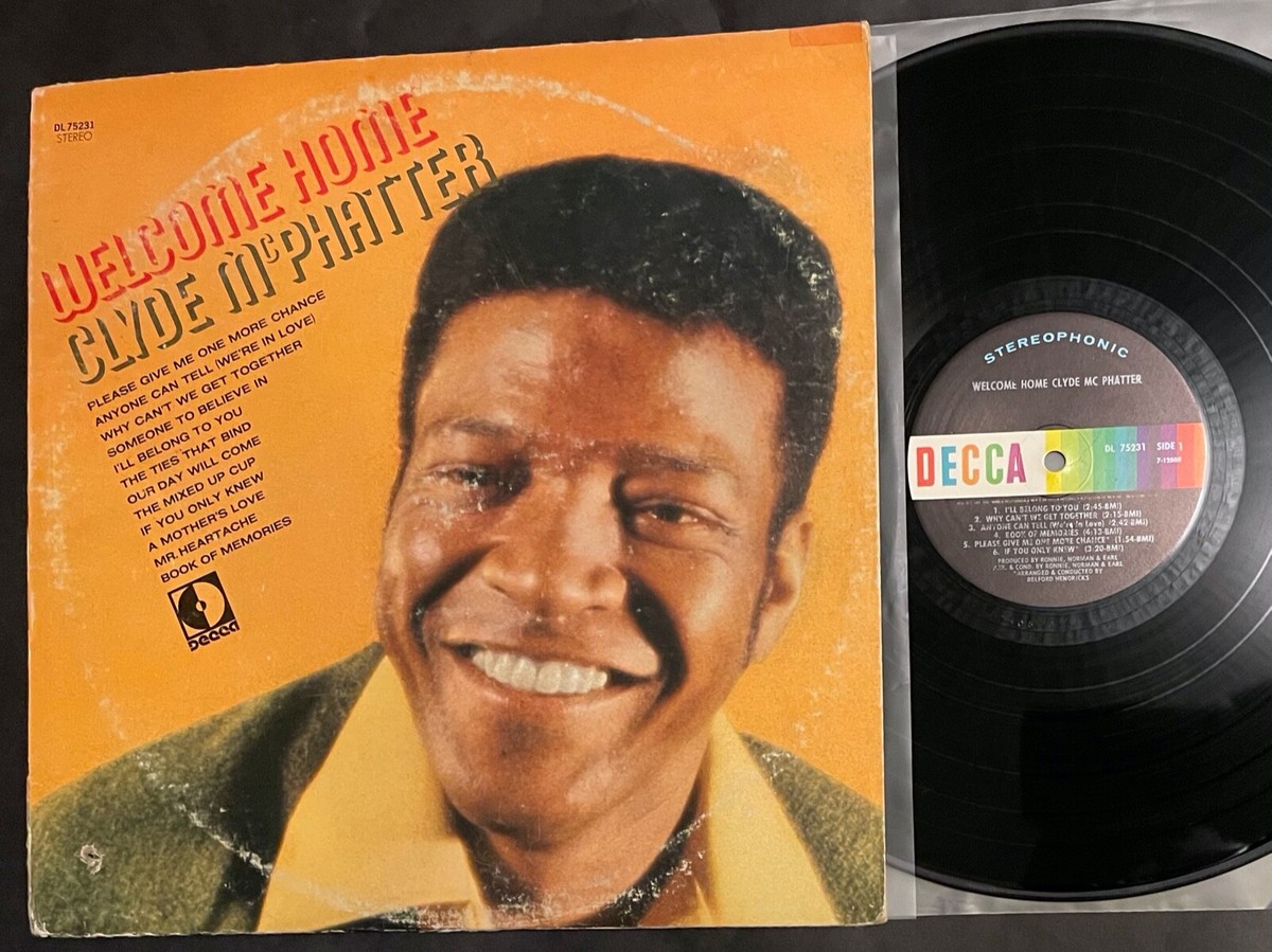 Soul　Clyde McPhatter - Welcome Home Clyde McPhatter – Welcome Home – Vinyl (LP, Album, Promo