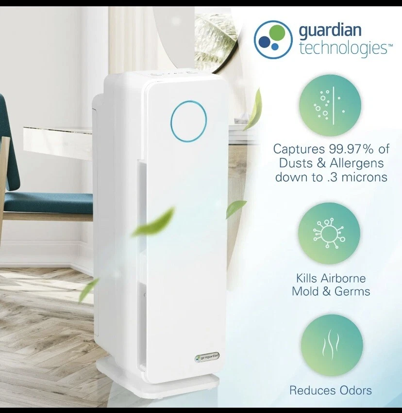 GermGuardian AC4300WPT 5in1 Air Purifying System with Pet Pure