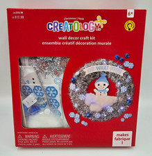 Creatology Christmas Decor Craft Kit Light Up Christmas Wreath Snowman NEW