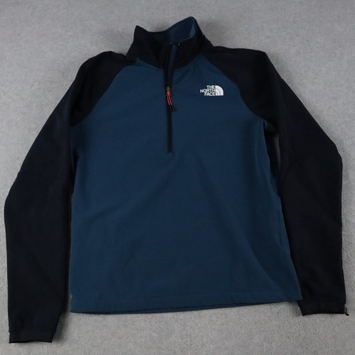 North Face 1/4 Zip Pullover Mens Small Tekware Flashdry Outdoor Mock Neck Fleece