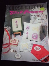 Cross Stitch Gifts Pleasures Leaflet Plaid Enterprises Inc. 1981