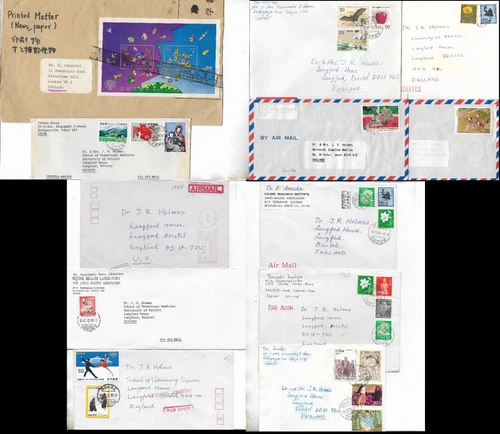 Japan, selection of covers from 1970's & 80's (FDC25)