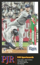 2020 Topps Holiday #HW183 Michael Brosseau Tampa Bay Rays
