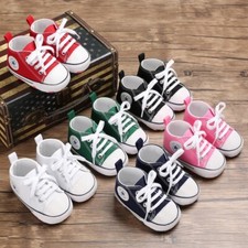 Unisex Bebés Niños Niñas Zapatilla Alta Suave Suela Antideslizante Recién Nacido Bebé Primero