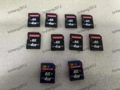 10PCS  TRANSCEND SDHC  4GB   SD  CARD CLASS 10