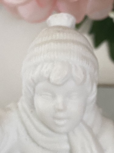 Dept 56 Victorian Winter Boy Figure White 7" Collectible Holiday Vintage Figure - Picture 20 of 23