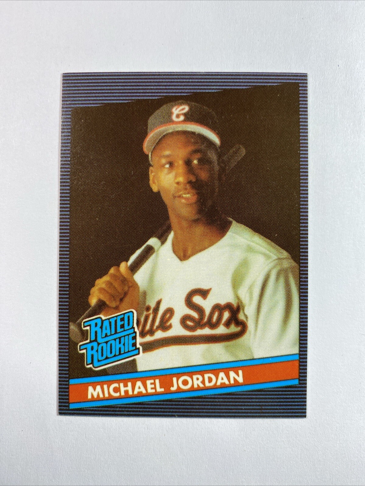 Michael Jordan Chicago Bulls White Sox Rated Rookie White Back Baseball michael-jordan-chicago-bulls-white-sox-rated-rookie-white-back-baseball