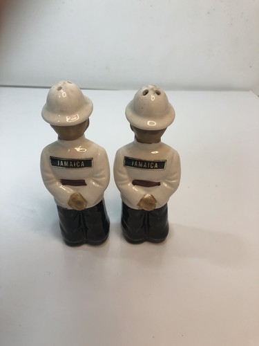 Ceramic Jamica Salt And Pepper Shakers - Picture 2 of 4