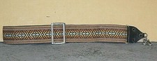 Cool 1970's Fire Colored X Pattern Hippie Style Camera Strap A2808