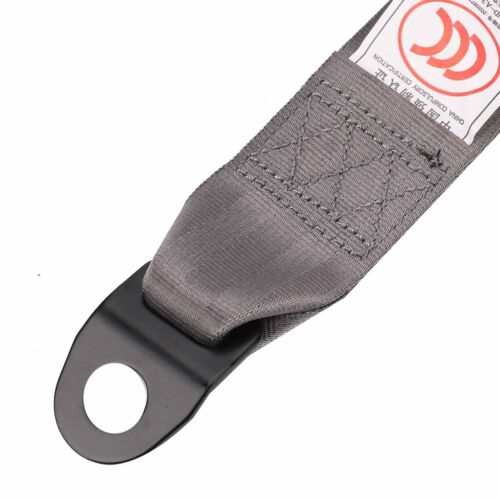 3-Point Safety Seat Belt Gray Seatbelt Strap Retractor Fits Toyota Corolla Hilux - Picture 8 of 10