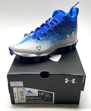 Under Armour Boy's Spotlight Franchise 2.0 Jr. Football Cleats - Size 1.5Y - NEW