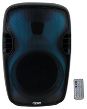 Technical Pro Plit15 Portable 15" Bluetooth Party Speaker With Led+wireless Link