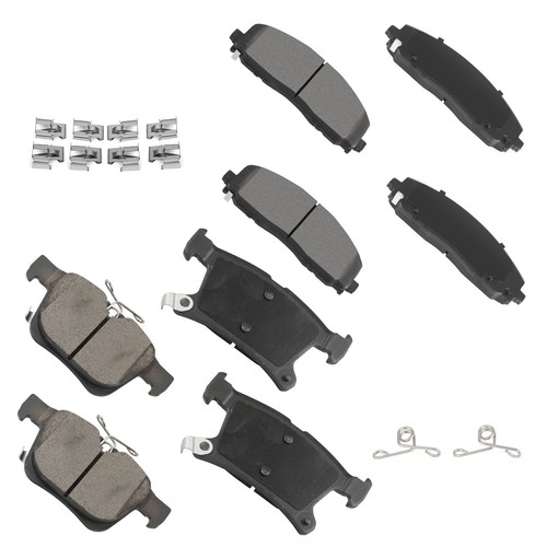 8pc Front Rear Brake Ceramic Pads kit fits for 2017-2020 Chrysler PACIFICA - Picture 2 of 9