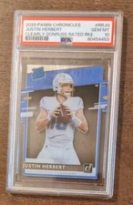 2020 PANINI CHRONICLES CLEARLY DONRUSS RATED ROOKIE PSA 10 GEM 💎 MINT
