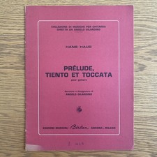 Hans Haug Prélude, Tiento et Toccata for guitar rev A Gilardino sheet music 