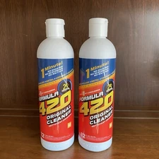 Formula 420 Cleaner 2x12 oz Bottles Pyrex Metal Glass Ceramic Cleaner NEW SEALED