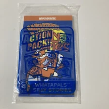 Whataburger Action Pack Whatapals Silly Stories Mad Lib Blue Kid’s Meal Toy