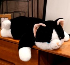 Black Kitten Cat 18 Inch Sleep Pillow Stuffed Animal Plush Toys Doll Kids Gifts