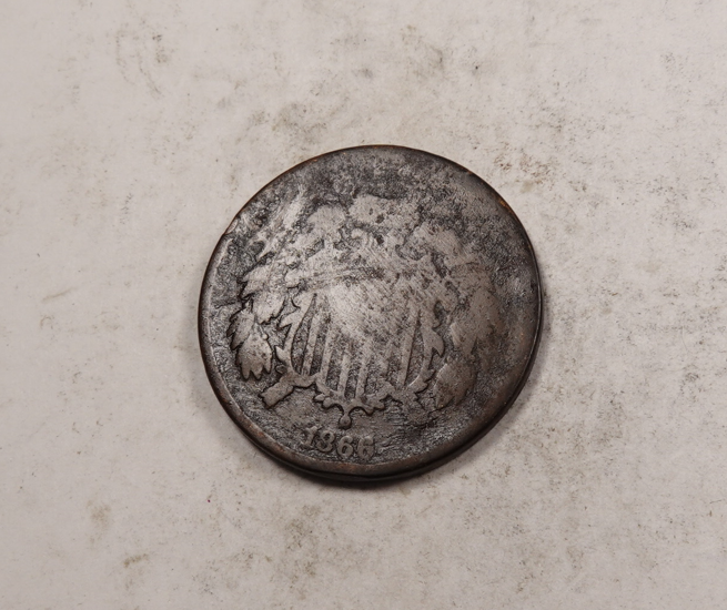 1866 Two Cent Coin (2 Cent 2C) * XT334 | eBay