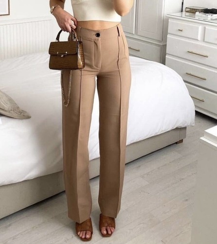 Francoise Camel Taupe Pants 9203 