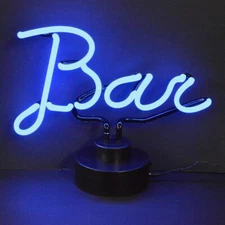 Bar Script Neon Sculpture by Neonetics   4BARXX