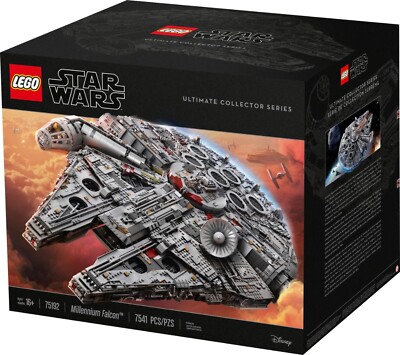 New LEGO Star Wars Millennium Falcon 7541 Pieces Building Kit and