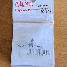 Locomotive Brake Lever - 2 pieces Plastic Cal Scale 190-617 HO Model Railroad