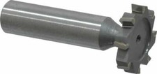 Made in USA 1" Diam x 3/16" Face Width, Carbide-Tipped, 8 Teeth, Shank Connec...