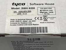 Tyco Software House SWH 6200 Access Control Unit Card Reader New