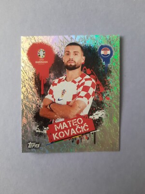 Topps UEFA Euro 2024 Sticker / Mateo Kovacic # CRO 3