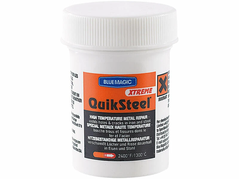 Composé de soudure à froid QuikSteel pour les métaux, résistant à la chaleur -
