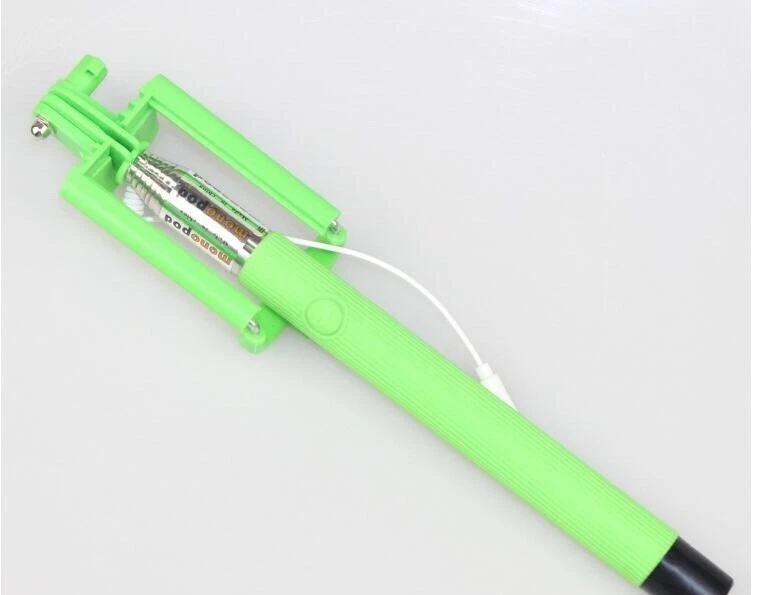 Monopod Selfie Stick Telescopic Wired Remote Moble Phone holder For New Phones - Image 2 of 4
