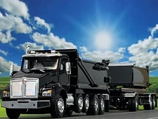 1/64 DCP KENWORTH T880 ROGUE DUMP AND TRANSFER TRAILER