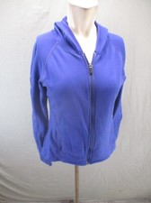 REI Size S Womens Blue Full Zip Pocket Fleece Lined Slim Athletic Jacket 607