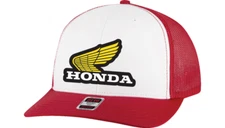NEW FACTORY EFFEX 27-86302 Honda Classic Snapback Hat -Red/White - MOTORCYCLE