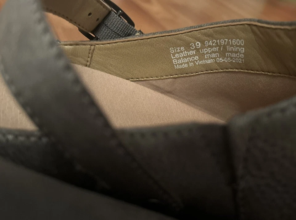 Zuecos Dansko con correa trasera talla 39 color marrón tostado con correa ajustable Foto 2 de 4