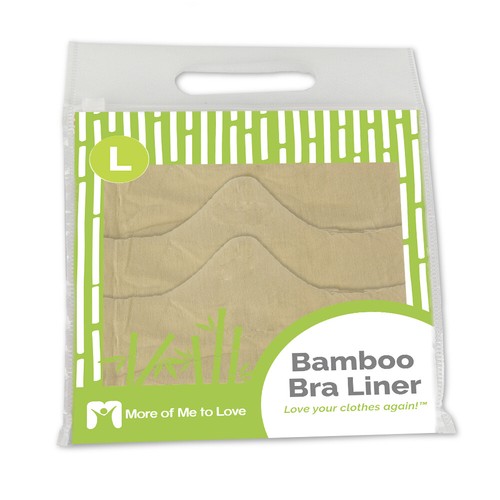 More of Me to Love Cotton & Bamboo Bra Liner 18-Pack, Beige - Absorbs Sweat - Picture 26 of 46