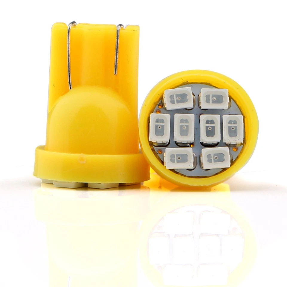 100Pcs DC AC 6V 6.3V T10 W5W 2825 158 192 168 194 Pinball LED Wedge Light bulbs - Image 4 of 4