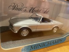 1/43 Minichamps Mercedes Benz 280SL Mercedes Collection Cabriolet NIB Silver