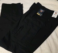 Mens Black 37 Reg, Unhemmed Flying Cross Uniform Pants,NWT, Cross fx Elite,...